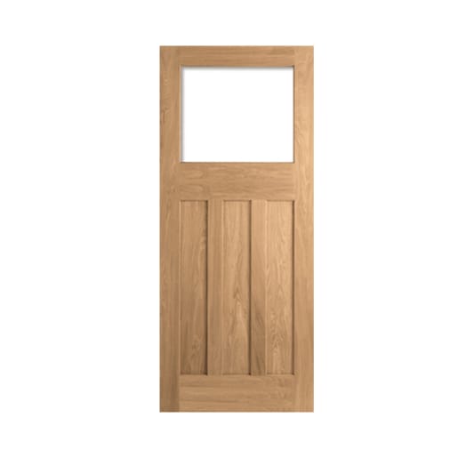 DX 30s Unfinished Oak Door 1981 x 838 x 35mm