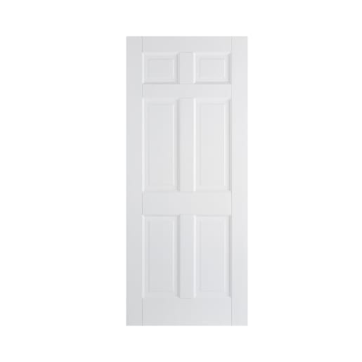Regency 6 Panel Primed White Door 762 x 1981mm