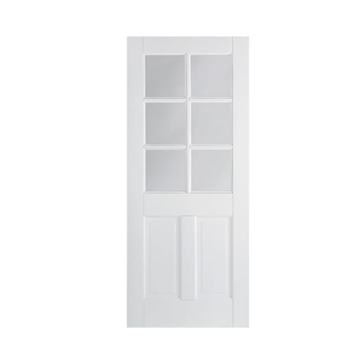 Canterbury 2 Panel 6 Light Primed White Door 762 x 1981mm