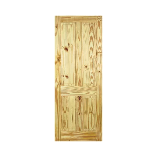4 Panel Knotty Pine Door 610 x 1981mm