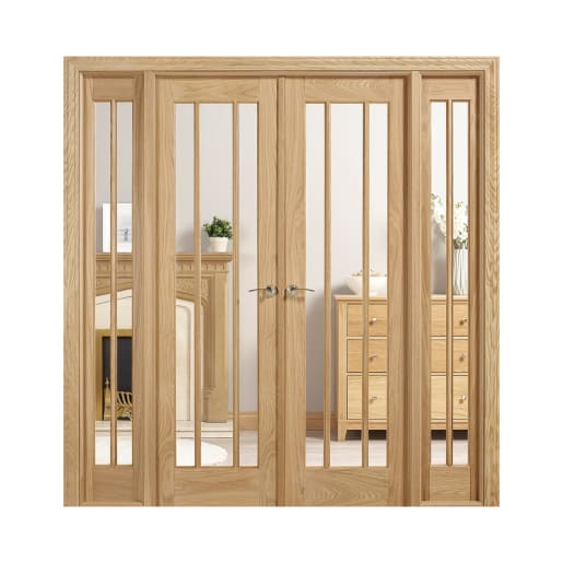 Lincoln Oak W6 Unfinished Oak Door 1904 x 2031mm