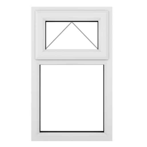 PVC-U Top Hung Window 610 x 820mm White