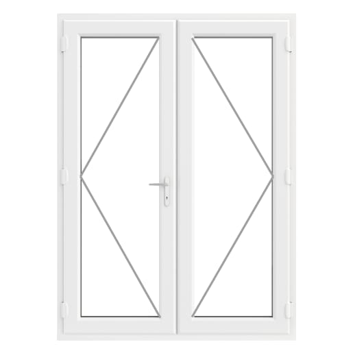 PVC-U French Door Left Hand Master 1490 x 2090 mm White