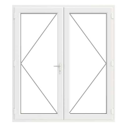 PVC-U French Door Left Hand Master 1790 x 2090 mm White