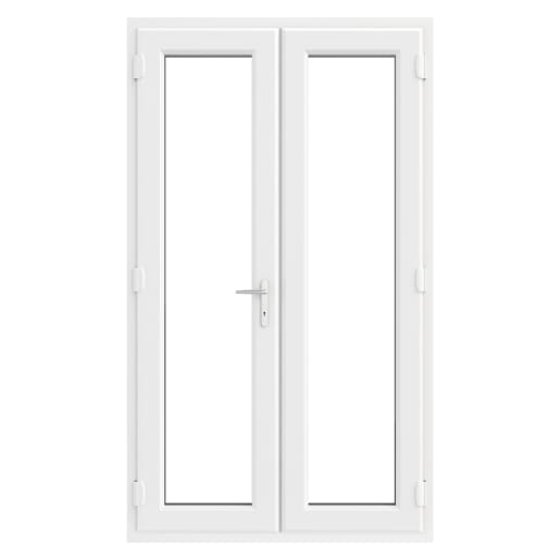 PVC-U French Door Left Hand Master 1390 x 2055 mm White