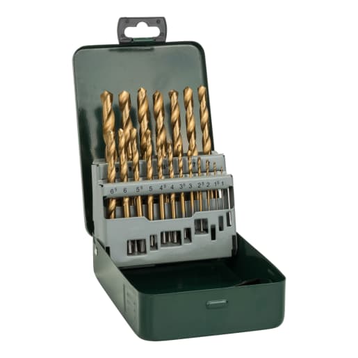 Bosch Robust High Speed Steel-Titanium Promoline Metal Drill Set Gold