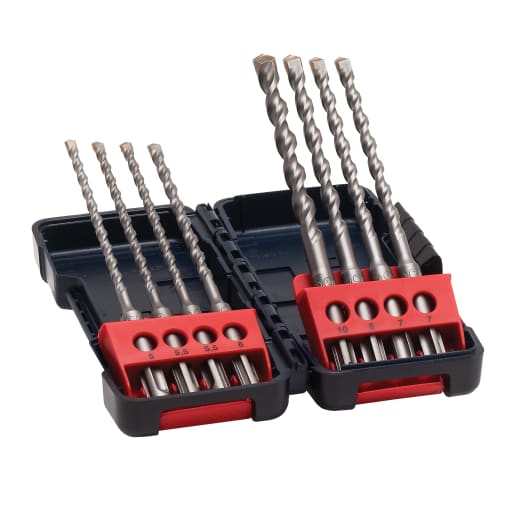 Bosch SDS-Plus Drill Bit Set Brute in Tough Box 8-Piece