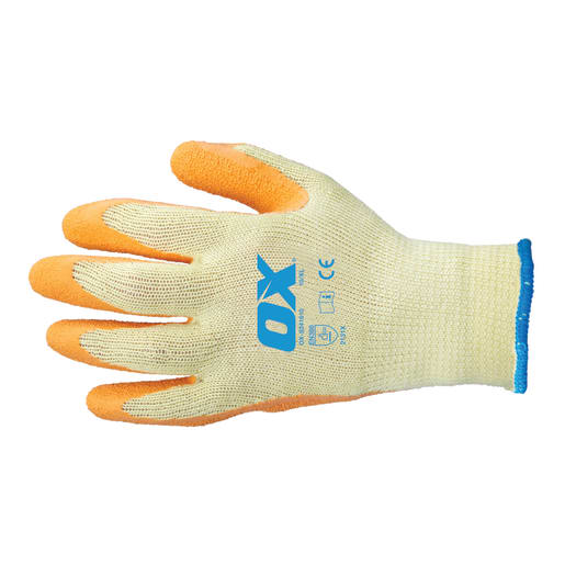 Orange Latex Grip Gloves