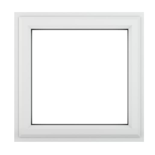 PVC-U Top Opener Window 820 x 820 mm White