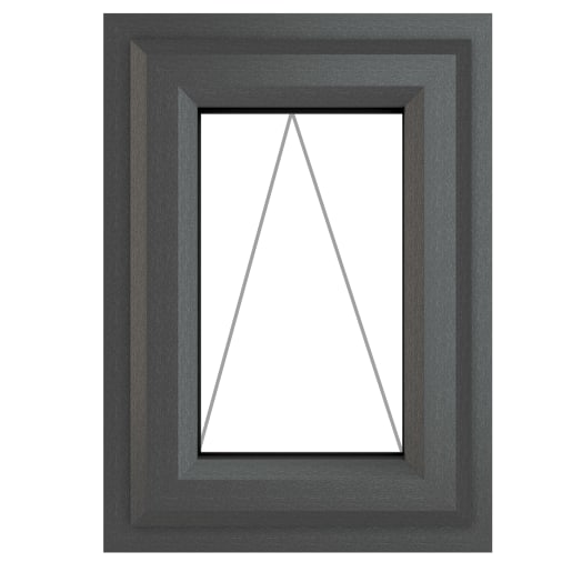 PVC-U Top Opener Window 440 x 610 mm Grey/White