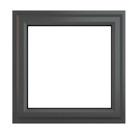 PVC-U Top Opener Window 610 x 610 mm Grey/White