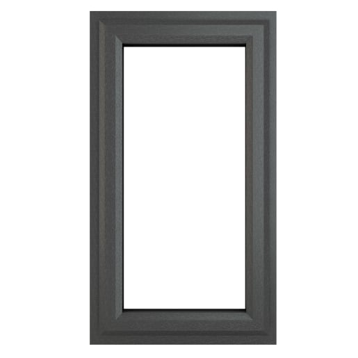 PVC-U Top Opener Window 610 x 1040 mm Grey/White