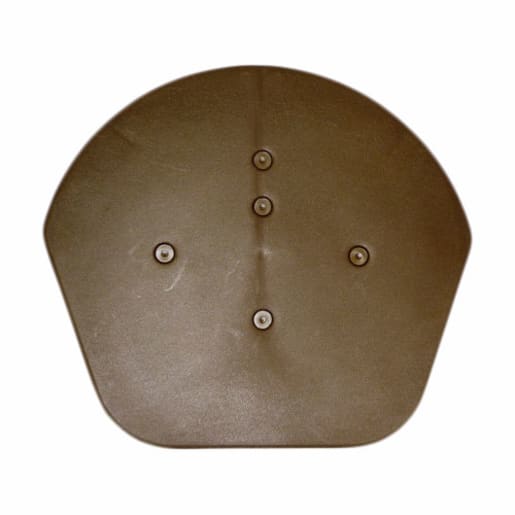 Klober Uni-Click Dry Verge Half Round Ridge End Cap Brown