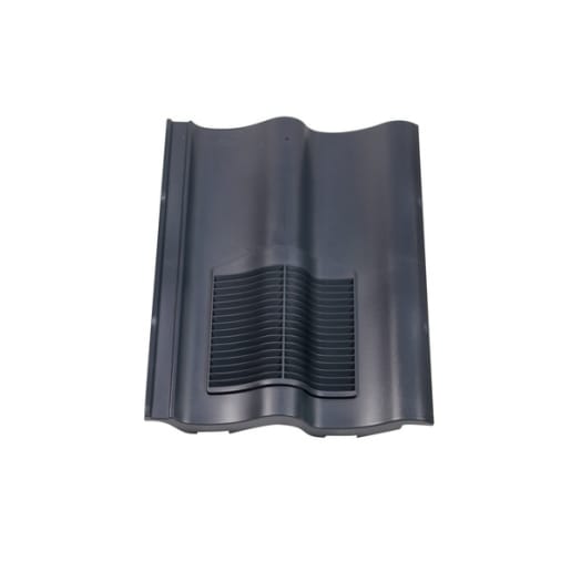 Klober Profile-Line Double Pantile Tile Vent 418 x 332mm Slate Grey