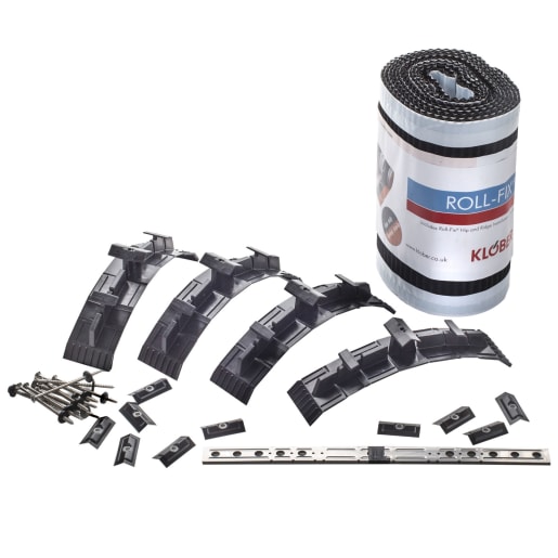 Klober Roll-Fix Concrete Uni-Ridge Seal Kit Anthracite