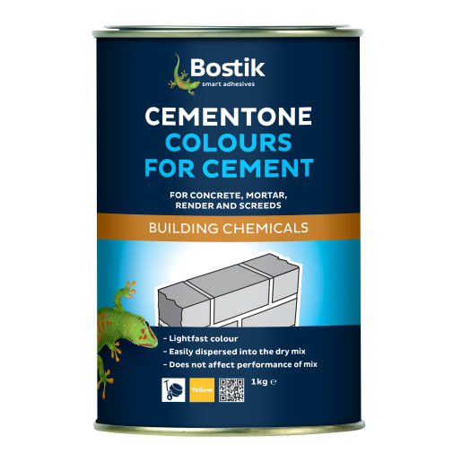 Bostik Cementone Colours for Cement 1kg Yellow