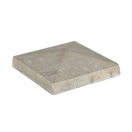 Supreme Concrete 4 Way Weathered Pier Cap 530 x 530mm Grey