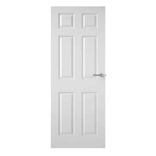 Premdor Internal 6 Panel Textured FD30 Fire Door 1981 x 838 x 44mm