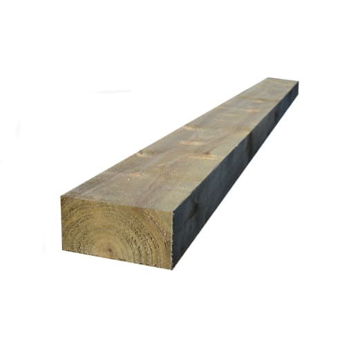 FSC Softwood Treated Sleeper 125 x 250 x 2400mm Green