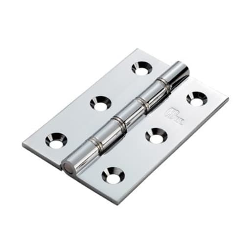 Carlisle Brass Washered Butt Hinge Twin Pack Polished Chrome