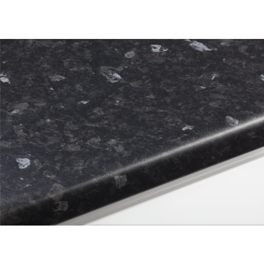 Jewson Post Formed Laminate Upstand 3m x 70 x 12mm Black Slate 