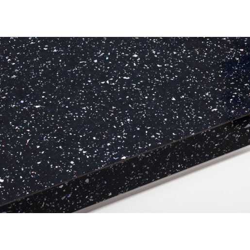 Jewson Square Edged Laminate Worktop 3m x 600 x 38mm Strass Noir 