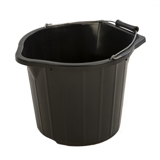 3 Gal Black Bucket