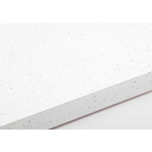 Jewson Strass Blanc Laminate Worktop 3m x 600 x 38mm Square Edged