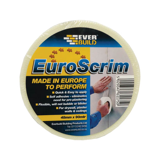 Everbuild EuroScrim Tape 90m x 100mm White