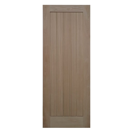 Jewson FSC Oak Door 5 Panel Vertical Standard 762mm x 1981mm