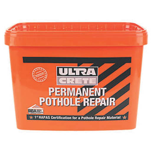 UltraCrete Permanent Pothole Repair 25kg Black