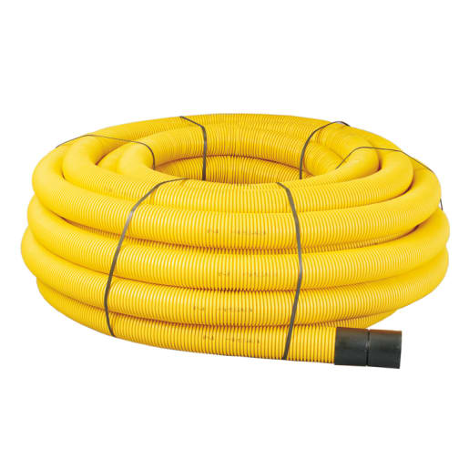 Naylor MetroFlex Twinwall Gas Duct 50m x 50 x 63mm Yellow