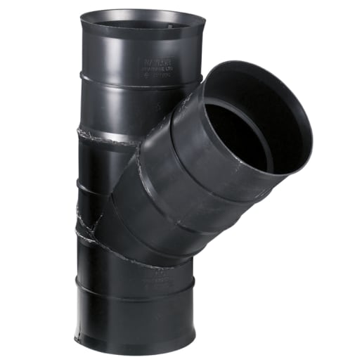 Naylor MetroDrain 45° Y Junction 300 x 150mm Black