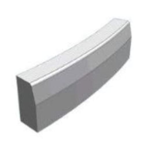 Marshalls Standard Left 6m External Radius Kerb 255 x 125mm