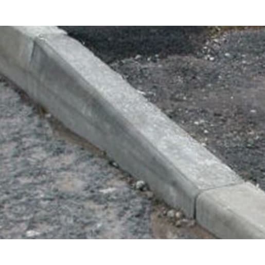 Marshalls Standard Bullnosed 6m External Radius Kerb 780 x 150 x 125mm Grey