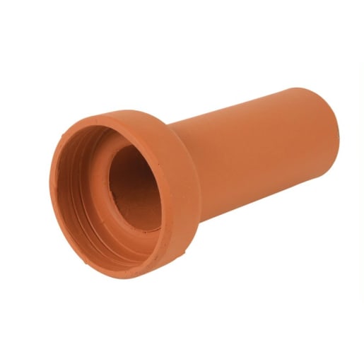 Hepworth SuperSleve Socket Adaptor 150mm Brown