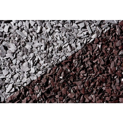 20mm Slate Chippings Plum 25kg Handy Bag