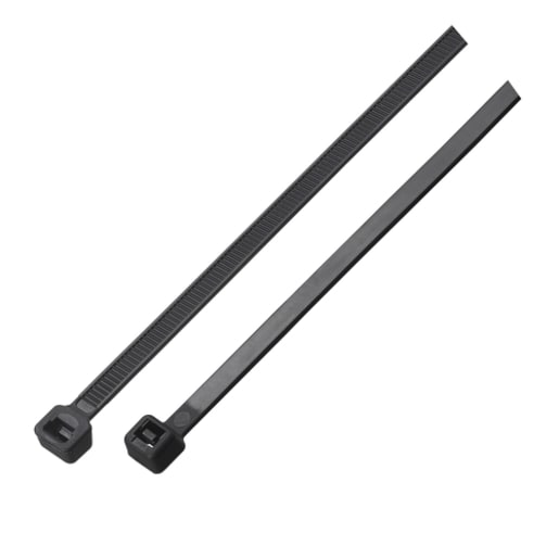 BG Cable Ties 300 x 4.8mm Black Pack of 100