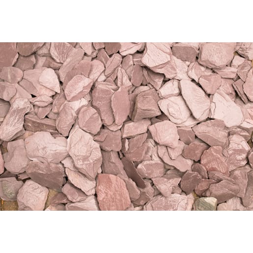 40mm Plum Slate Chippings 25kg Handy Bag