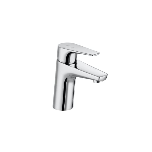 Roca Atlas Basin Mixer Smooth Body and Flexi Tails Chrome