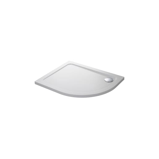 Mira Flight Low Quadrant Shower Tray Left Hand 1200 x 900mm White