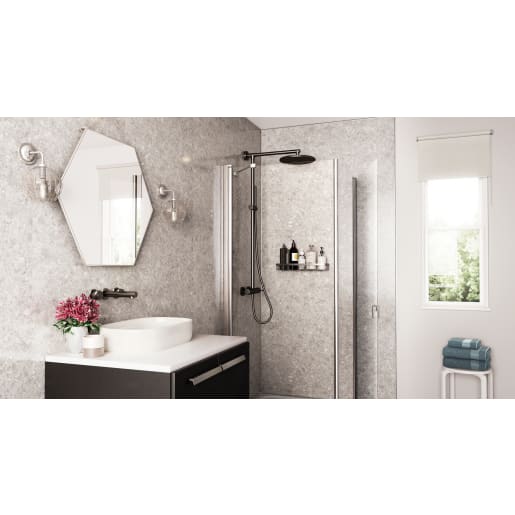 Showerwall Proclick Shower Wall Panel 2440 x 1200mm Stone Terrazzo