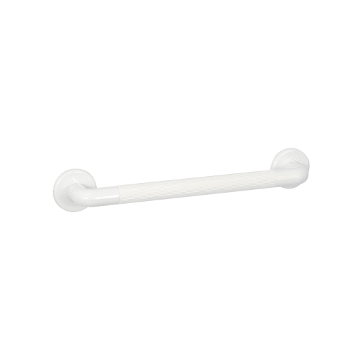 Bathex 35mm Plastic Grab Rail With Concealed Fixings 600mm (L) White