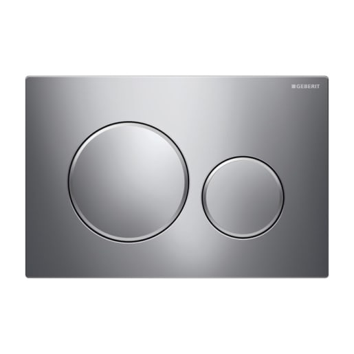 Geberit Sigma20 Dual Flush Plate 164 x 264 x 15mm Chrome