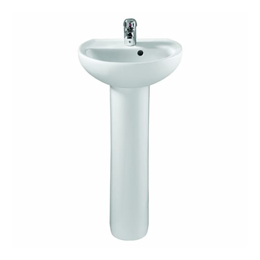 Twyford Omni Pedestal 660 x 165 x 145mm White