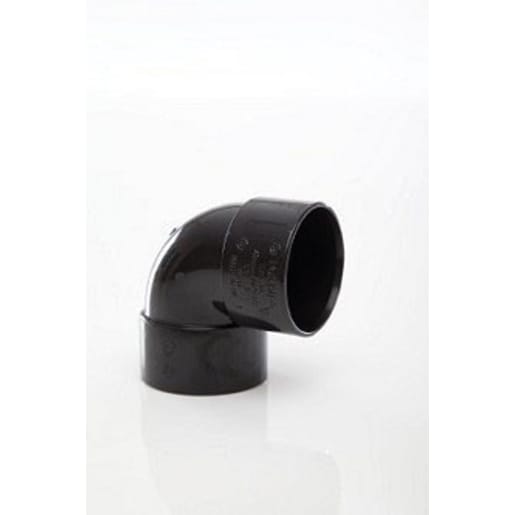 Polypipe 45° Obtuse Bend 50mm Black WS54B