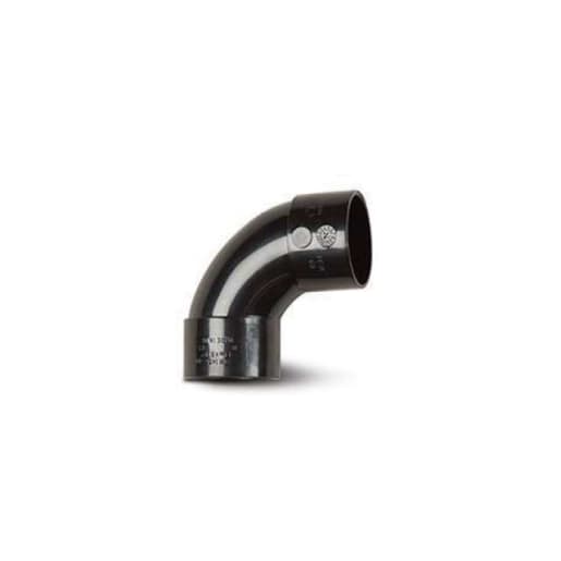 Polypipe 92.5° Swept Bend 50mm Black WS52B