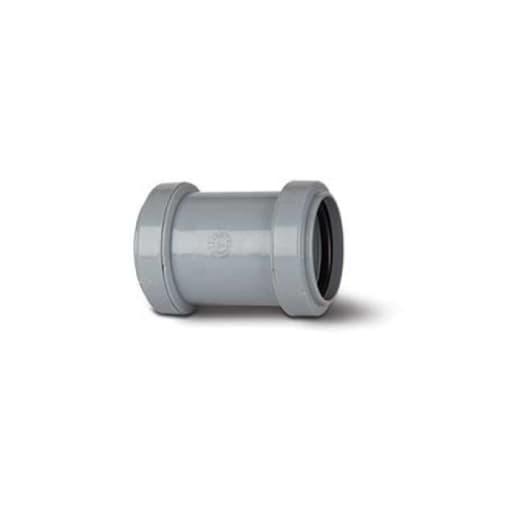 Polypipe Waste Push Fit Straight Coupling 32mm Grey WP25G