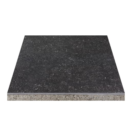Marshalls Symphony Plus Classic 600 x 600 x 40mm Porcelain Paving 10.07m² Stone Black