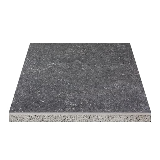 Marshalls Symphony Plus Classic Porcelain Paving 10.07m² Stone Dark Grey 600 x 600 x 40mm Pack of 28